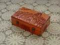 Резбована кутийка "Царевец", снимка 1