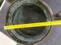 Голям старинен меден/бакърен съд, снимка 8