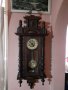 Стар френски антикварен стенен часовнис над 120 годишен, снимка 2