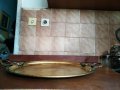 посребрена барокова табла,поднос, снимка 5