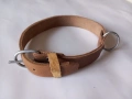 Класически нашийник от естествена кожа (Телешки бланк) – 60-65 см, снимка 1
