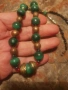 Уникален гердан от естествен малахит, снимка 2