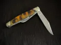 Колекционерски джобен сгъваем нож с три остриета Stockman Imitation Tortoise.  (Rough Ryder) RR2439, снимка 4
