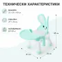 Детско столче за хранене и игра 2в 1 , снимка 7