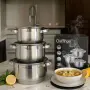 Cheffinger - комплект тенджери от неръждаема стомана – здравина, стил и готвене без компромис, снимка 1