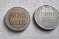 Монети . Колумбия. 100, 200 и 500 песос., снимка 2