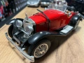 BBURAGO метален колекционерски модел MERCEDES BENZ SSK 1928г.1:18, снимка 1