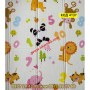 Сгъваемо детско килимче за игра, топлоизолиращо 180x200x1cm - Жираф и Цифри - КОД 4137, снимка 6