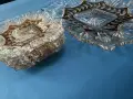 Старинен стъклен сервиз за торта кекс, снимка 5
