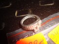 СРЕБЪРЕН ПРЪСТЕН СРЕБРО ПРОБА 925 МАРКИРАНО с МИНИАТЮРНИ ФАСЕТ ЦИРКОН КАМЪНИ 9488, снимка 8