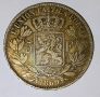 Рядка Сребърна монета от Белгия 5 Франка 1869 година. Уникално Състояние. , снимка 4