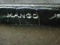 Дамска чанта  MANGO oригинал, черен цвят, крокодилска екокожа, много запазена, снимка 5