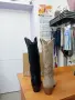 Дам.ботуши м 26 каки велур и черни еко кожа , снимка 2