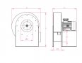 Вентилатор за средно налягане 2800 m3/h при 600 Ра, снимка 11