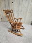 Уникален люлеещ стол в Ретро стил, снимка 1 - Столове - 42764705