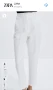 НОВ бял панталон на Zara, снимка 1