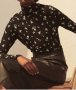 Нова елегантна  дамска блуза с  поло яка, снимка 1 - Блузи с дълъг ръкав и пуловери - 31415445