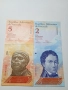 ВЕНЕЦУЕЛА БАНКНОТИ 5 БУЛИВАР 2009 Г 2 БУЛИВАР 2012 Г , снимка 1