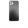 Капак батерия / Задно стъкло (BIG HOLE) за iPhone 12 PRO 6.1/ Черен, снимка 1 - Резервни части за телефони - 36973792