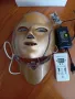 Златна фотонна LED маска за лице и шия , снимка 3