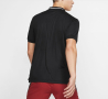 Nike Court Dry  черна полиестерна тениска с поло яка размер ХХЛ, снимка 3