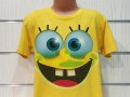 Нова детска тениска с дигитален печат Спондж боб, SpongeBob, снимка 5