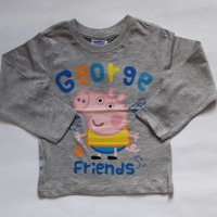 Блуза за момче с Джордж от Прасенцето Пепа, снимка 1 - Детски Блузи и туники - 37781106