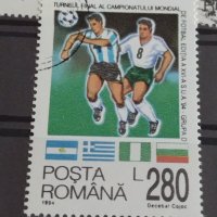 Пощенски марки чиста комплектна серия Футбол 1994г. Румъния за колекция - 22548, снимка 3 - Филателия - 36639694