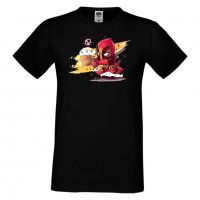 Мъжка тениска Marvel Deadpool 2  Игра,Изненада,Подарък,Геймър, , снимка 3 - Тениски - 36790532