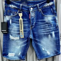 Мъжки къси дънки висок клас Dsquared , снимка 7 - Дънки - 37088915