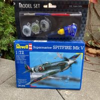 Сглобяем умален модел - Revell 1:72 Supermarine Spitfire Mk V, снимка 3 - Конструктори - 42735669