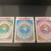 195. Кампучия ( Камбоджа ) 1985 = Пощенски марки,серии;, снимка 2 - Филателия - 29292112