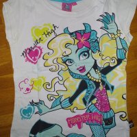 Две тениски на Monster High, р.152, снимка 1 - Детски тениски и потници - 40450186