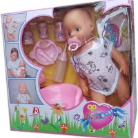 Пикаещо бебе, кукла с аксесоари, снимка 1 - Кукли - 42745579