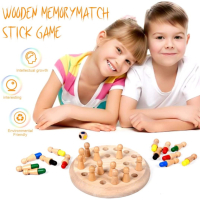 3540 Детска игра за развиване на памет Шах с 24 пешки и зарче, снимка 5 - Образователни игри - 44597180