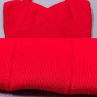 бандажна рокля/ червена, снимка 8 - Рокли - 31857154