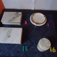 мраморна кутия за бижута, мраморен пепелник, снимка 7 - Други - 23291354