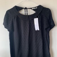 Нова черна дамска блуза, снимка 1 - Тениски - 40065104