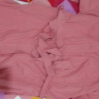 Дамски халат С М Л до коляно в розово, снимка 5 - Бельо - 42788122