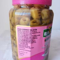 Гриловани зелени маслини без костилка 700 гр. нето тегло в зехтин, снимка 3 - Други - 42802381