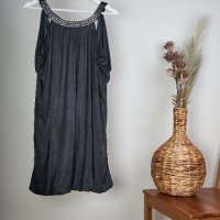 Черна рокля, снимка 1 - Рокли - 19898678