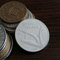 Монета - Италия - 10 лири | 1955г., снимка 2 - Нумизматика и бонистика - 35342944
