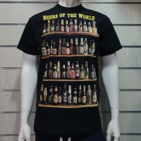 Нова мъжка тениска с трансферен печат Бутилки бири, алкохол, Beers of the world, снимка 8 - Тениски - 28256566