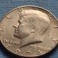 Монета HALF DOLLAR 1974г. USA рядка за КОЛЕКЦИОНЕРИ 36476, снимка 8 - Нумизматика и бонистика - 42714955