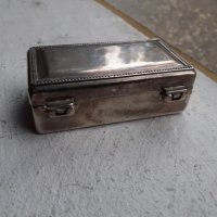 Стара антикварна метална кутийка кутия, снимка 4 - Антикварни и старинни предмети - 38988103