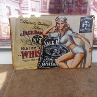 Метална табела уиски Джак Даниелс реклама еротика бар алкохоl Jack Daniels, снимка 1 - Рекламни табели - 42843220
