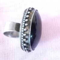 Масивен пръстен ,,Манго,, с оникс, снимка 3 - Колекции - 31805664