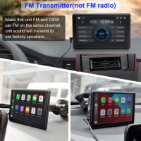 Мултимедия 7 инча carplay android auto монитор универсална медия, снимка 4 - Аксесоари и консумативи - 44684747