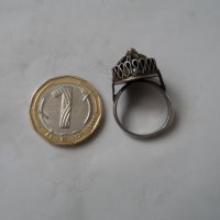 стар сребърен пръстен, снимка 2 - Антикварни и старинни предмети - 31787933