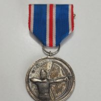 норвежки сребърен медал с маркировка , снимка 4 - Антикварни и старинни предмети - 42138562